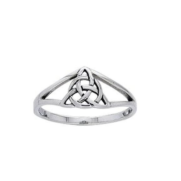 Celtic Triquetra Sterling Silver Ring, Size 8 NWT - Picture 4 of 4